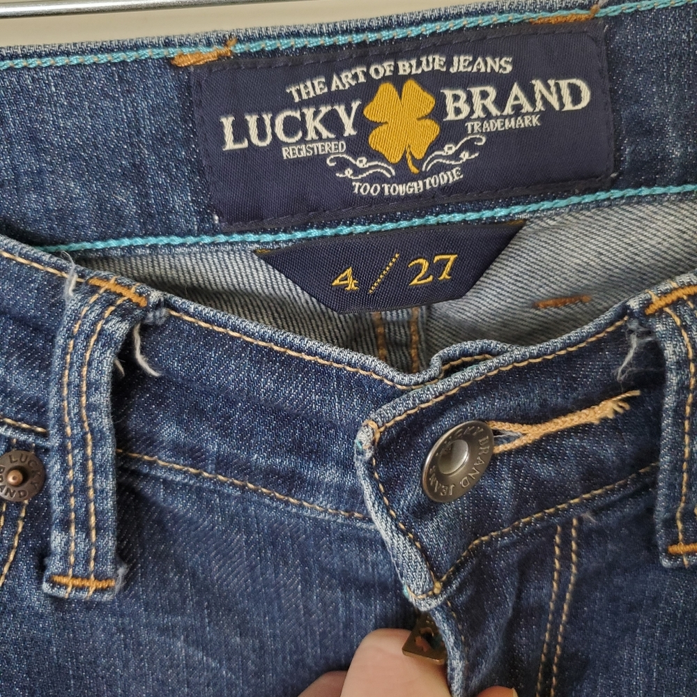 Lucky Jeans, Sofia Crop, Blue, 27/4